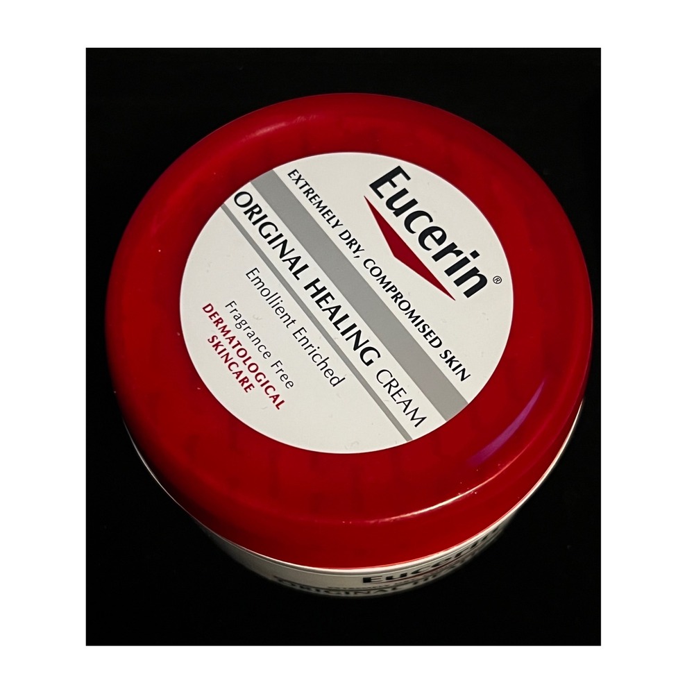 Eucerin Original Healing Cream For Extremely Dry Skin Fragrance Free 12 oz‎ Jar